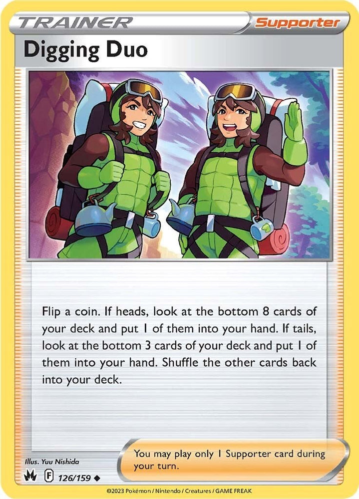 Pokemon | Digging Duo (126/159) [Sword & Shield: Crown Zenith] | The Nerd Merchant