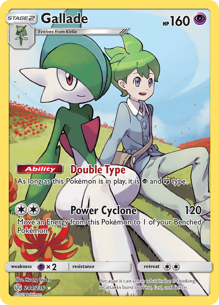 Pokemon| Gallade (244/236) [Sun & Moon: Cosmic Eclipse] | The Nerd Merchant