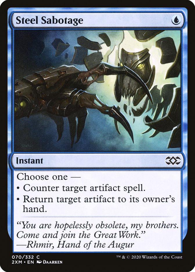 Magic | Steel Sabotage [Double Masters] | The Nerd Merchant