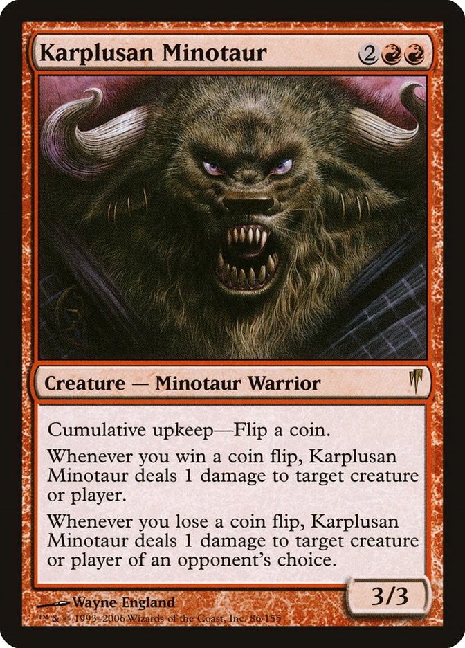 Magic | Karplusan Minotaur [Coldsnap] | The Nerd Merchant