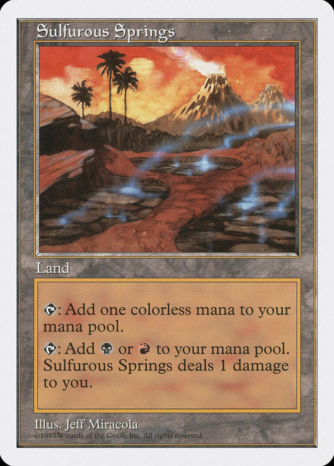 Magic | Sulfurous Springs [Fifth Edition] | The Nerd Merchant