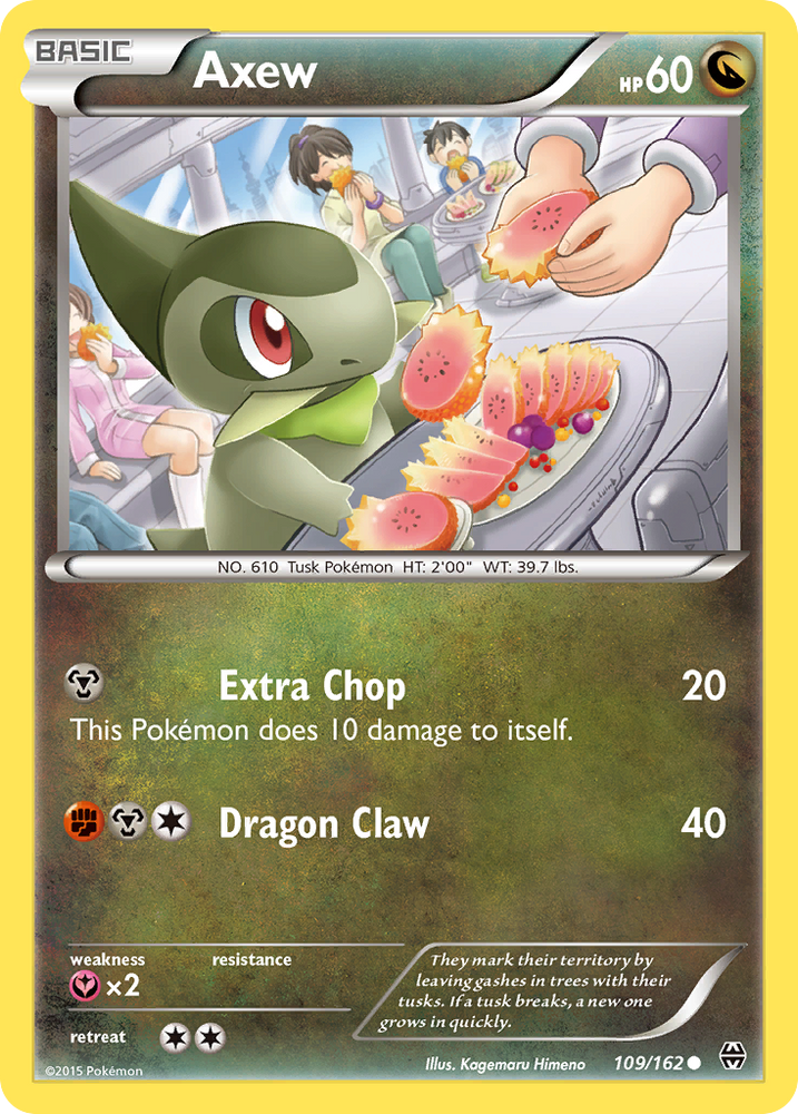 Pokemon | Axew (109/162) [XY: BREAKthrough] | The Nerd Merchant