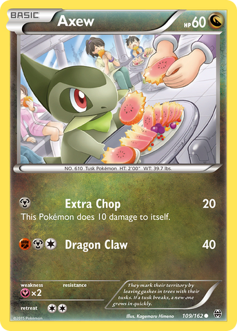 Pokemon | Axew (109/162) [XY: BREAKthrough] | The Nerd Merchant