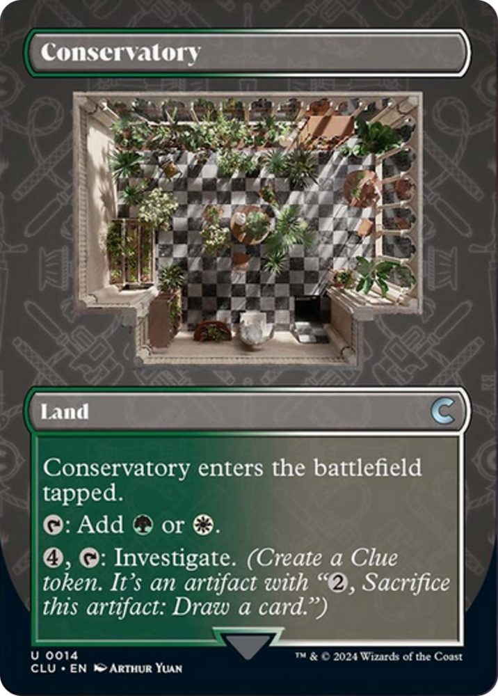 Magic | Conservatory (Borderless) [Ravnica: Clue Edition] | The Nerd Merchant