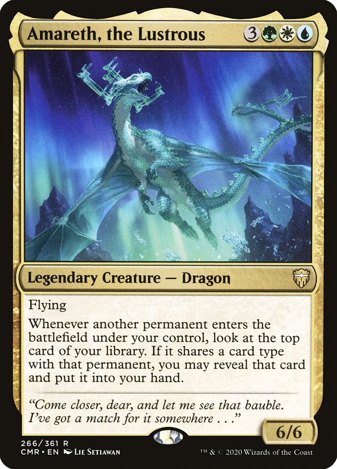 Magic | Amareth, the Lustrous [Commander Legends] | The Nerd Merchant