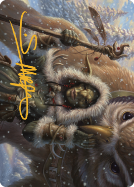 Magic | Owlbear Shepherd Art Card (Gold-Stamped Signature) [Commander Legends: Battle for Baldur's Gate Art Series] | The Nerd Merchant