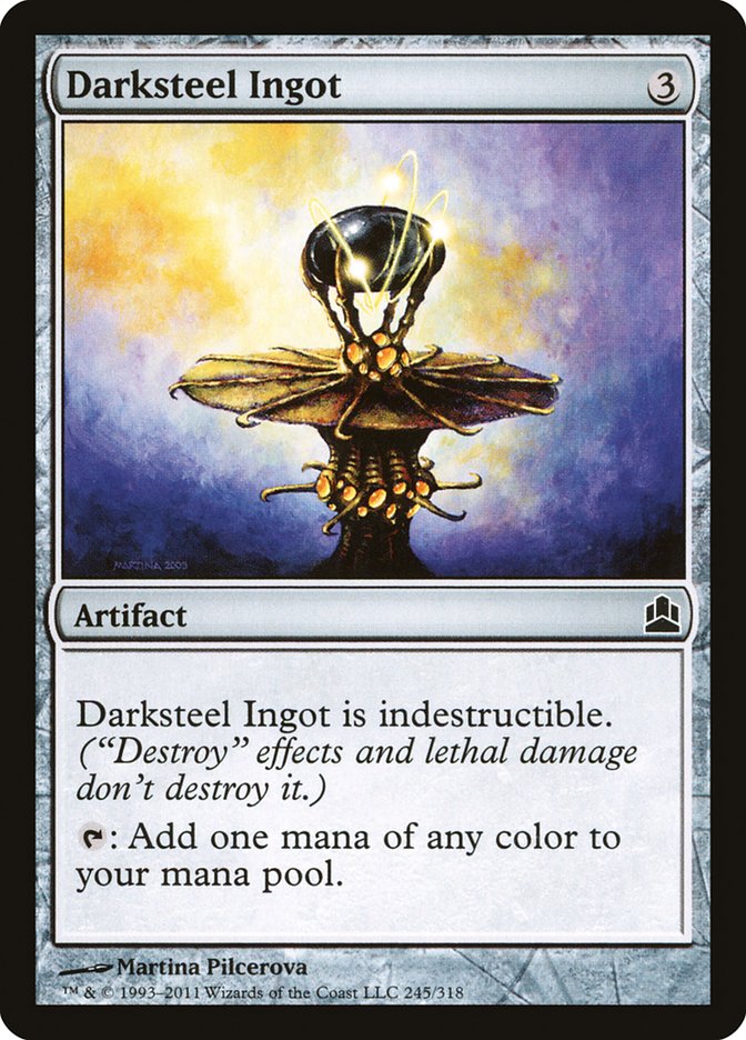 Magic | Darksteel Ingot [Commander 2011] | The Nerd Merchant