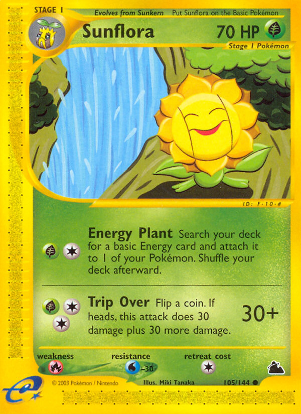 Pokemon | Sunflora (105/144) [Skyridge] | The Nerd Merchant