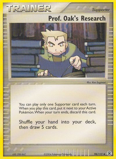 Pokemon | Prof. Oak's Research (98/112) [EX: FireRed & LeafGreen] | The Nerd Merchant