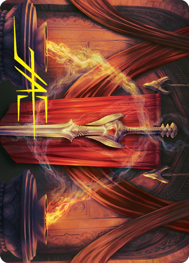 Magic | Ramosian Greatsword Art Card (Gold-Stamped Signature) [March of the Machine Art Series] | The Nerd Merchant