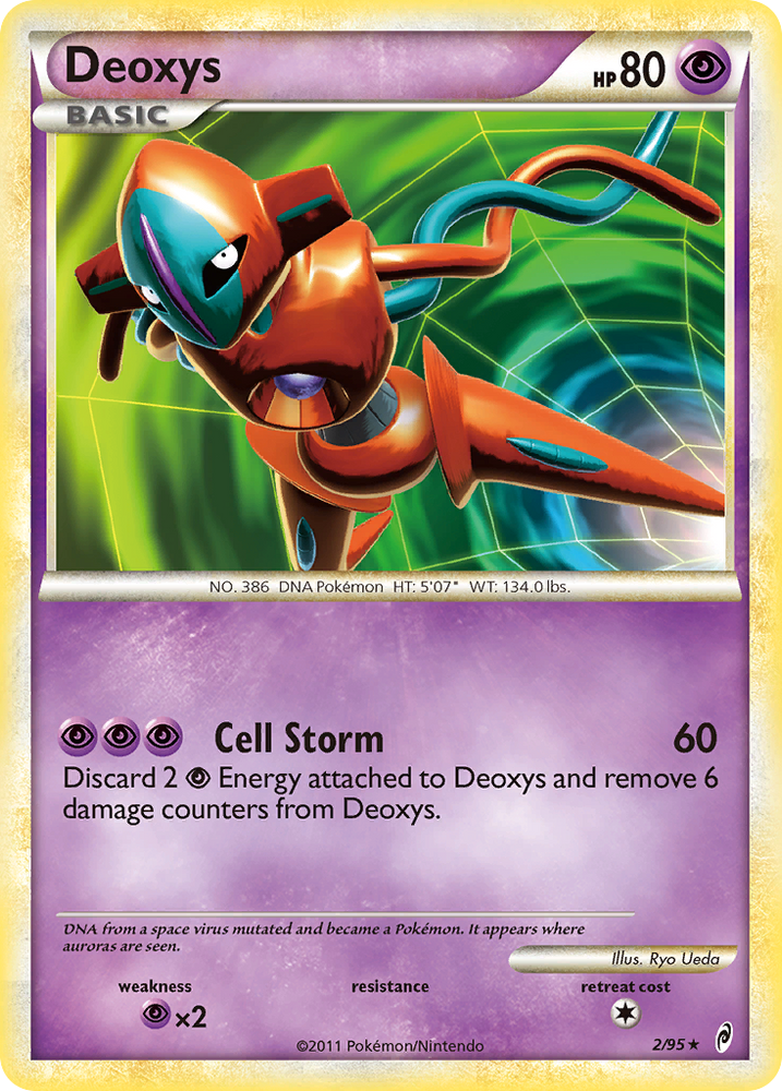 Pokemon | Deoxys (2/95) [HeartGold & SoulSilver: Call of Legends] | The Nerd Merchant