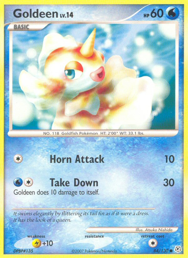Pokemon | Goldeen (84/130) [Diamond & Pearl: Base Set] | The Nerd Merchant