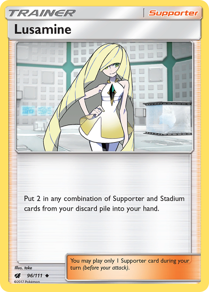 Pokemon | Lusamine (96/111) [Sun & Moon: Crimson Invasion] | The Nerd Merchant