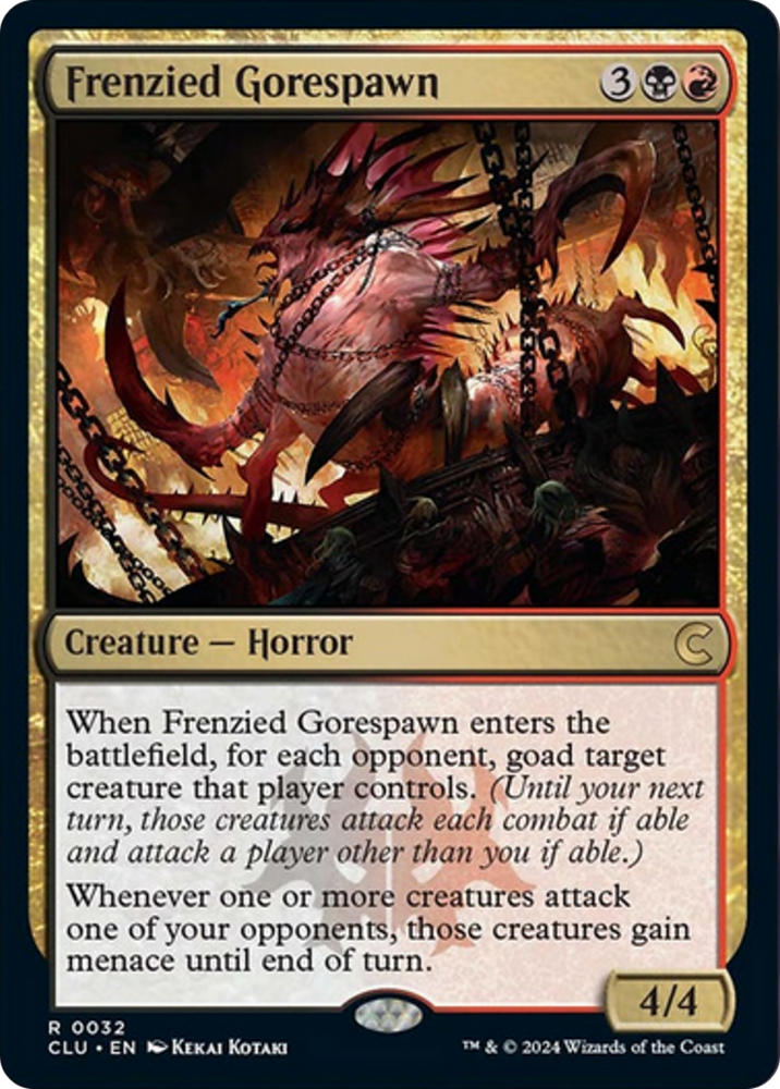 Magic | Frenzied Gorespawn [Ravnica: Clue Edition] | The Nerd Merchant