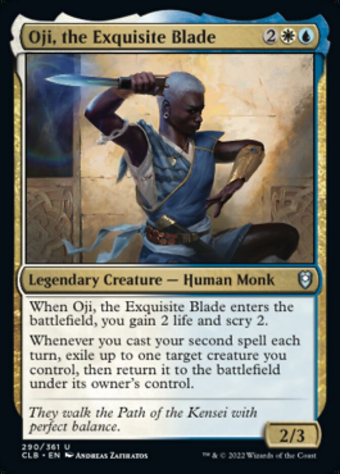 Magic | Oji, the Exquisite Blade [Commander Legends: Battle for Baldur's Gate] | The Nerd Merchant