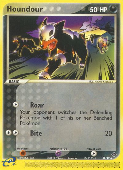 Pokemon | Houndour (59/97) [EX: Dragon] | The Nerd Merchant
