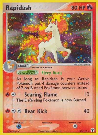 Pokemon | Rapidash (13/112) [EX: FireRed & LeafGreen] | The Nerd Merchant