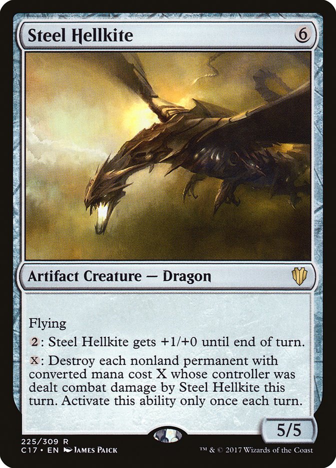 Magic | Steel Hellkite [Commander 2017] | The Nerd Merchant