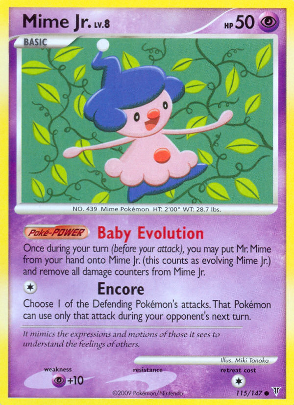 Pokemon | Mime Jr. (115/147) [Platinum: Supreme Victors] | The Nerd Merchant