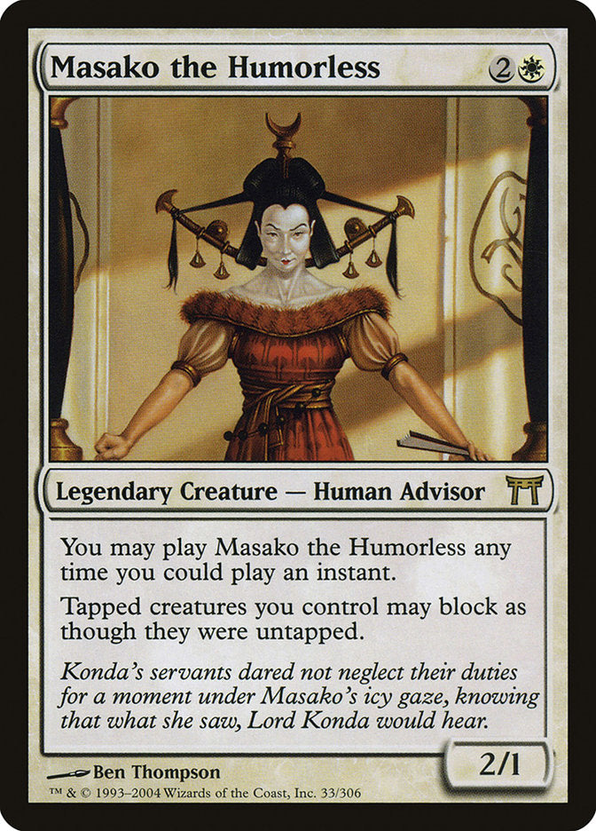 Magic | Masako the Humorless [Champions of Kamigawa] | The Nerd Merchant