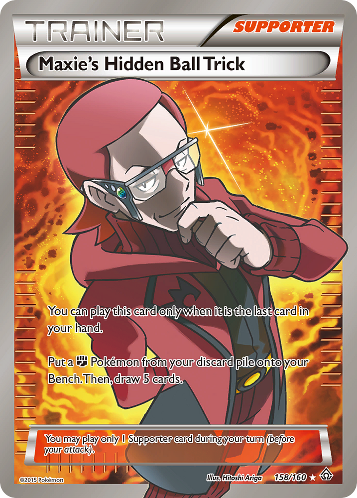 Pokemon | Maxie's Hidden Ball Trick (158/160) [XY: Primal Clash] | The Nerd Merchant