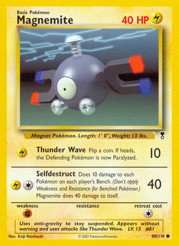 Pokemon | Magnemite (80/110) [Legendary Collection] | The Nerd Merchant