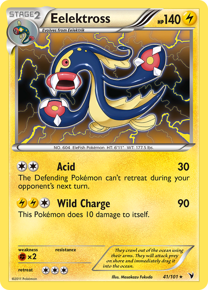 Pokemon | Eelektross (41/101) [Black & White: Noble Victories] | The Nerd Merchant