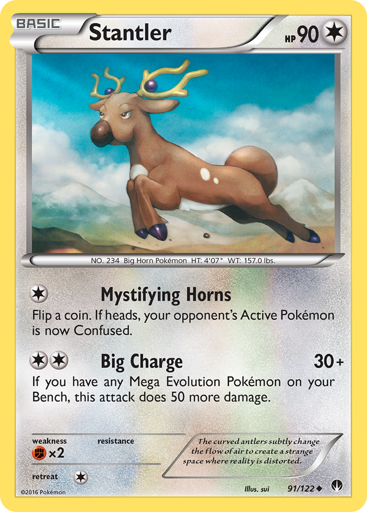 Pokemon | Stantler (91/122) [XY: BREAKpoint] | The Nerd Merchant