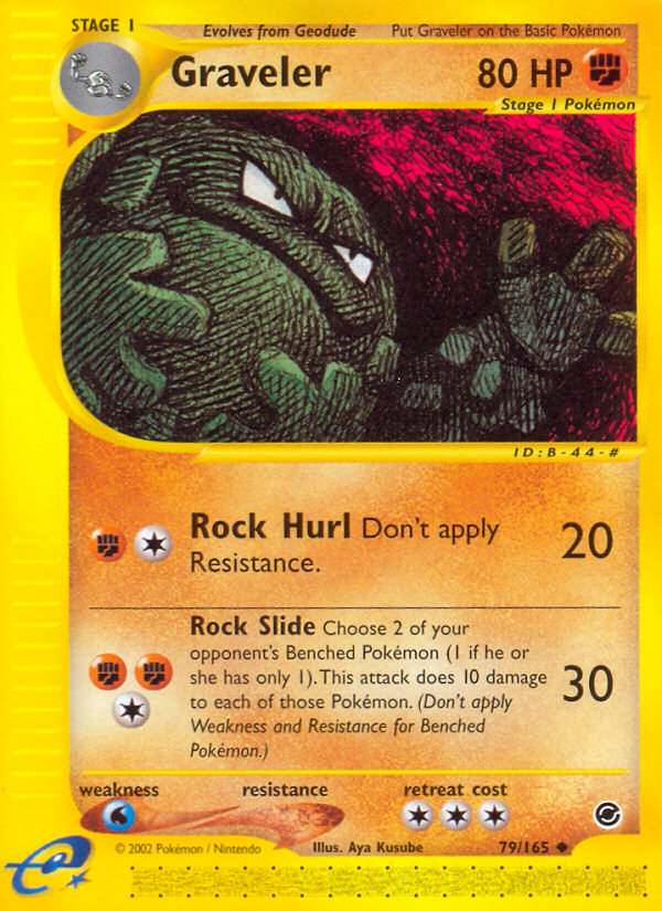 Pokemon | Graveler (79/165) [Expedition: Base Set] | The Nerd Merchant