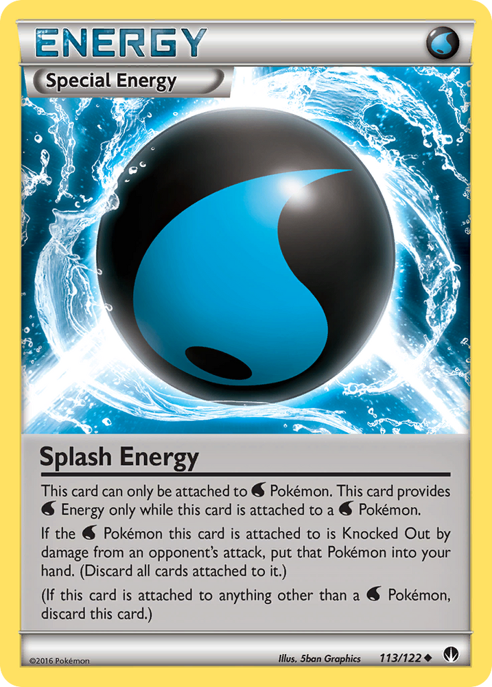 Pokemon | Splash Energy (113/122) [XY: BREAKpoint] | The Nerd Merchant