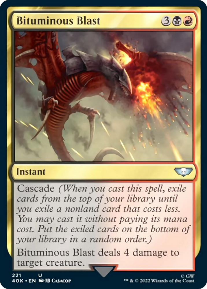 Magic | Bituminous Blast (Surge Foil) [Warhammer 40,000] | The Nerd Merchant