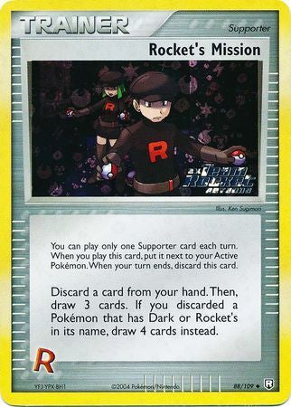 Pokemon | Rocket's Mission (88/109) (Stamped) [EX: Team Rocket Returns] | The Nerd Merchant