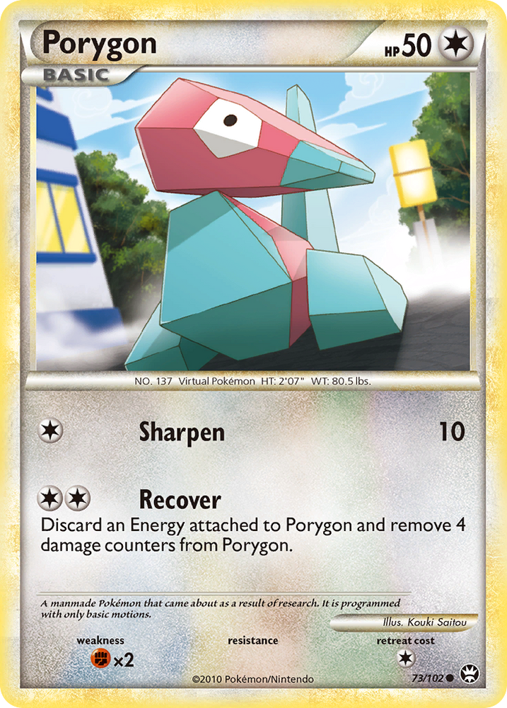Pokemon | Porygon (73/102) [HeartGold & SoulSilver: Triumphant] | The Nerd Merchant