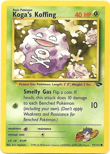 Pokemon | Koga's Koffing (79/132) [Gym Challenge Unlimited] | The Nerd Merchant