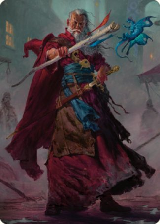 Magic | Elminster Art Card (64) [Commander Legends: Battle for Baldur's Gate Art Series] | The Nerd Merchant