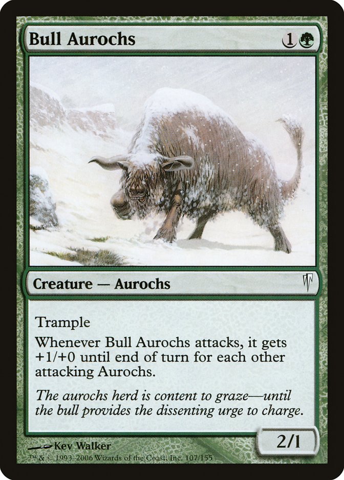 Magic | Bull Aurochs [Coldsnap] | The Nerd Merchant