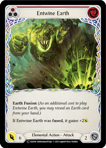 Flesh and Blood TCG | Entwine Earth (Red) [U-ELE094] (Tales of Aria Unlimited)  Unlimited Normal | The Nerd Merchant