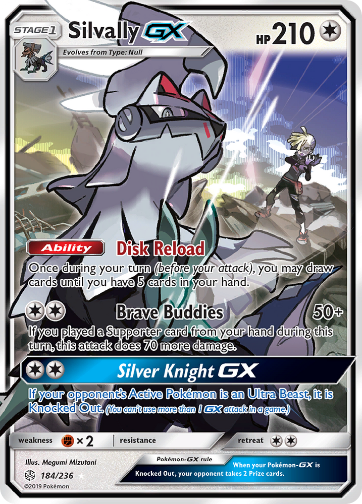 Pokemon| Silvally GX (184/236) [Sun & Moon: Cosmic Eclipse] | The Nerd Merchant