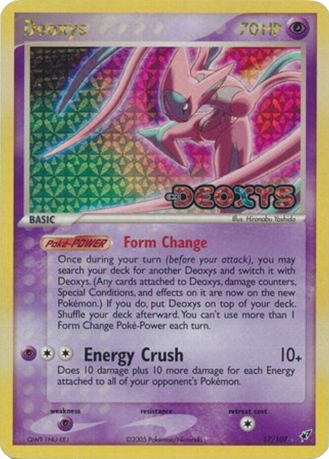 Pokemon | Deoxys (17/107) (Stamped) [EX: Deoxys] | The Nerd Merchant