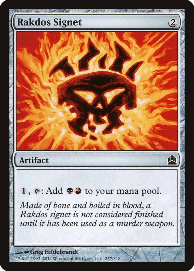Magic | Rakdos Signet [Commander 2011] | The Nerd Merchant
