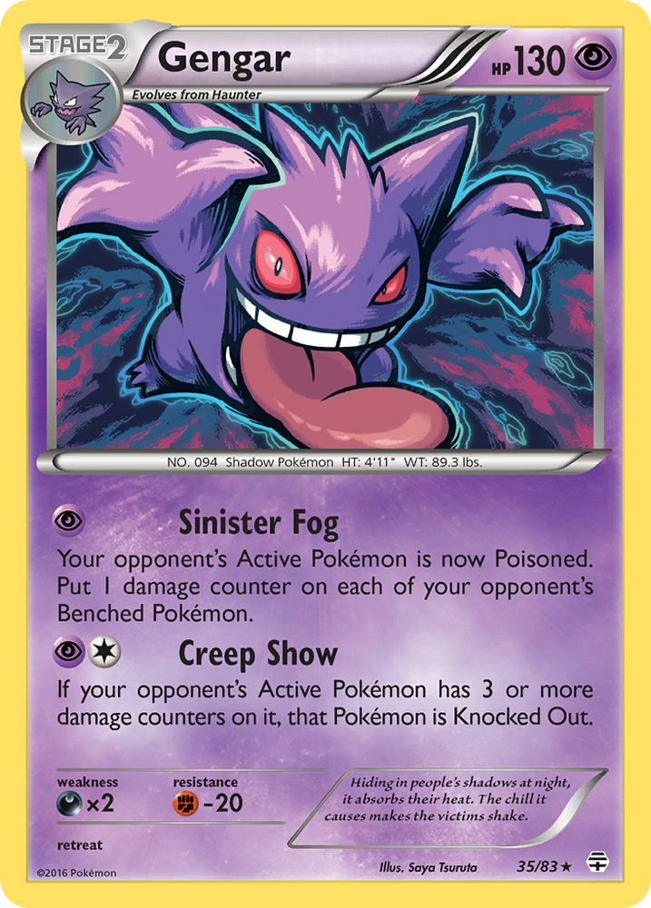 Pokemon | Gengar (35/83) [XY: Generations] | The Nerd Merchant