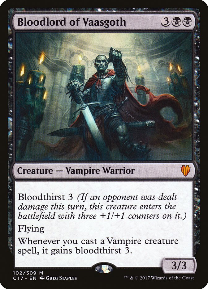 Magic | Bloodlord of Vaasgoth [Commander 2017] | The Nerd Merchant