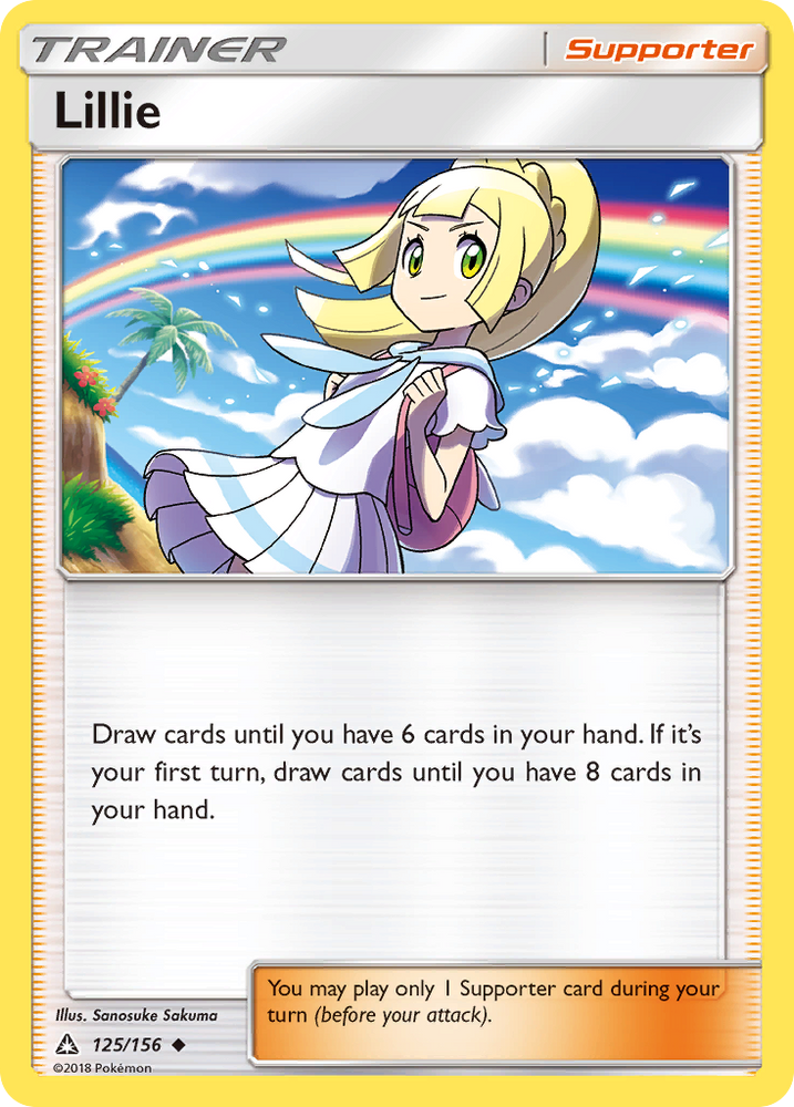 Pokemon | Lillie (125/156) [Sun & Moon: Ultra Prism] | The Nerd Merchant