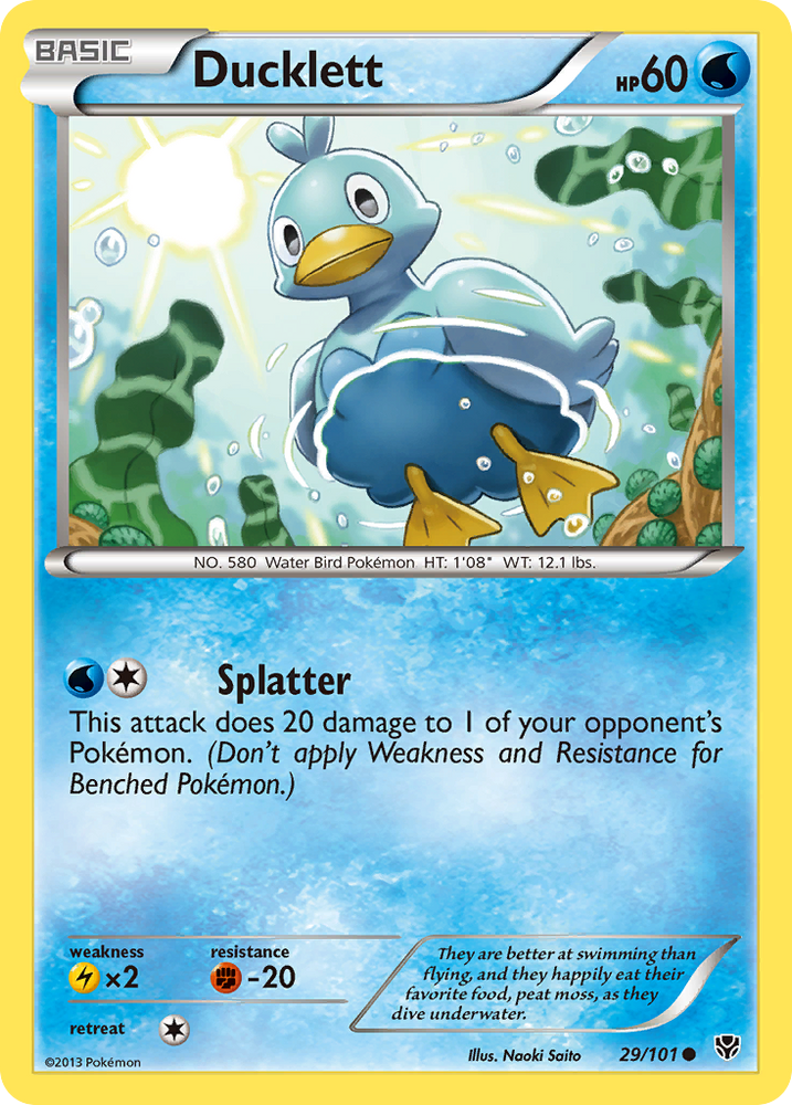 Pokemon | Ducklett (29/101) [Black & White: Plasma Blast] | The Nerd Merchant