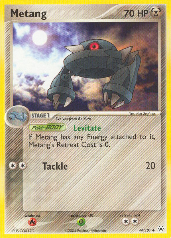Pokemon | Metang (44/101) [EX: Hidden Legends] | The Nerd Merchant