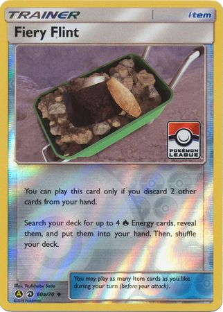 Pokemon | Fiery Flint (60a/70) (League Promo) [Sun & Moon: Dragon Majesty] | The Nerd Merchant