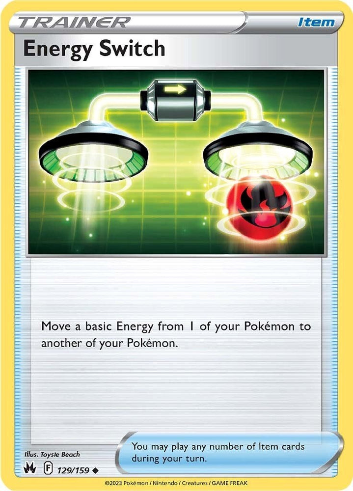 Pokemon | Energy Switch (129/159) [Sword & Shield: Crown Zenith] | The Nerd Merchant