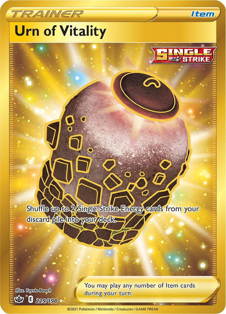 Pokemon | Urn of Vitality (229/198) [Sword & Shield: Chilling Reign] | The Nerd Merchant