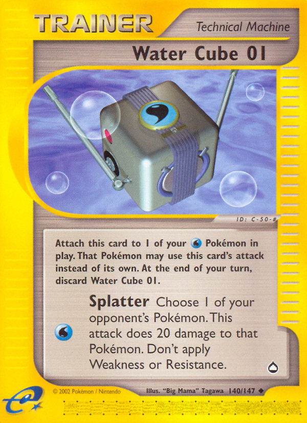 Pokemon | Water Cube 01 (140/147) [Aquapolis] | The Nerd Merchant