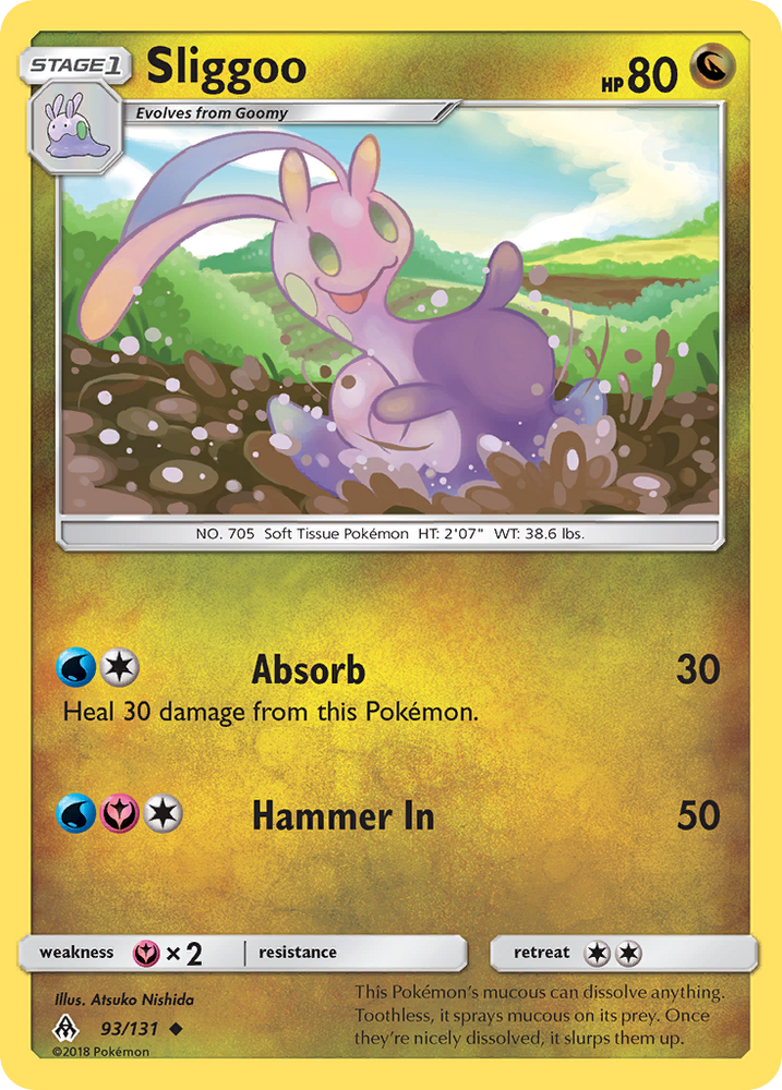 Pokemon | Sliggoo (93/131) [Sun & Moon: Forbidden Light] | The Nerd Merchant